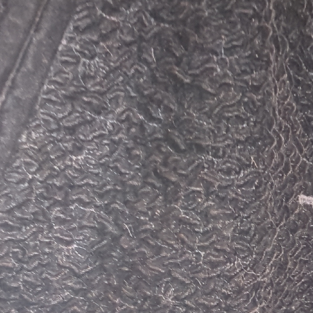 Women's Black velvet Coat with Decorative Chain-Print Lining Sz L - Picture 3 of 12